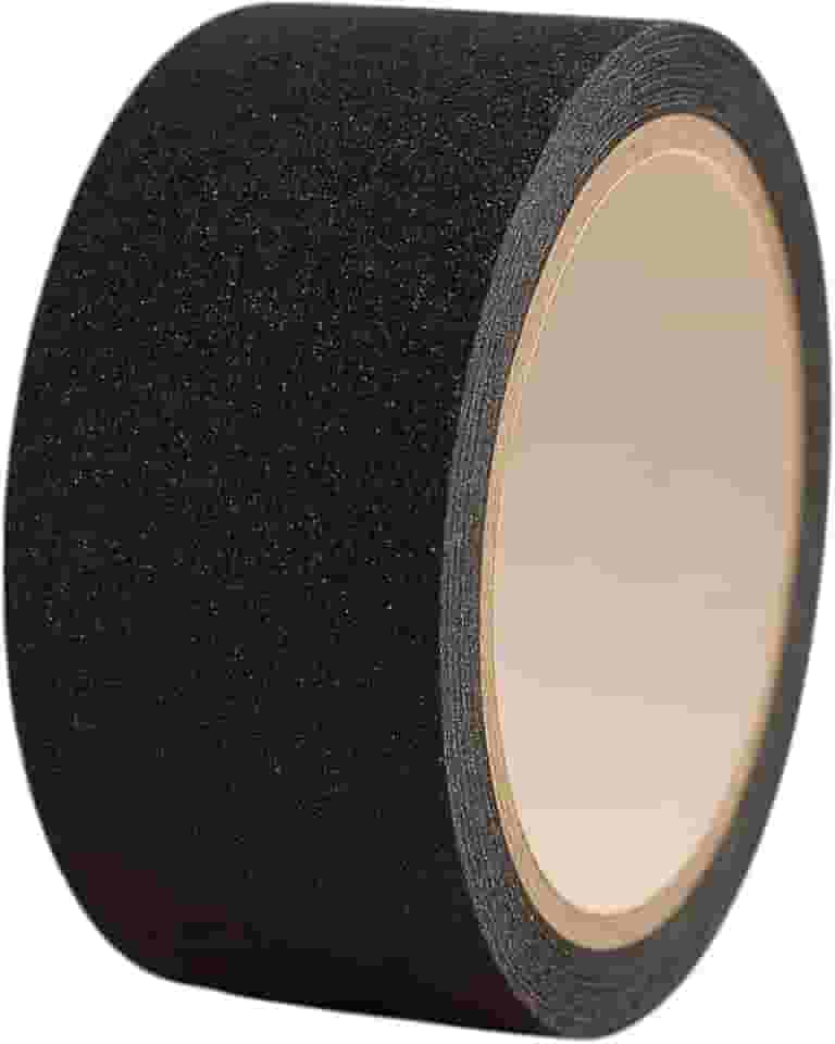 Fita Adesiva Antiderrapante 4,8cm x 30m Segurança Sinalização (Preto)