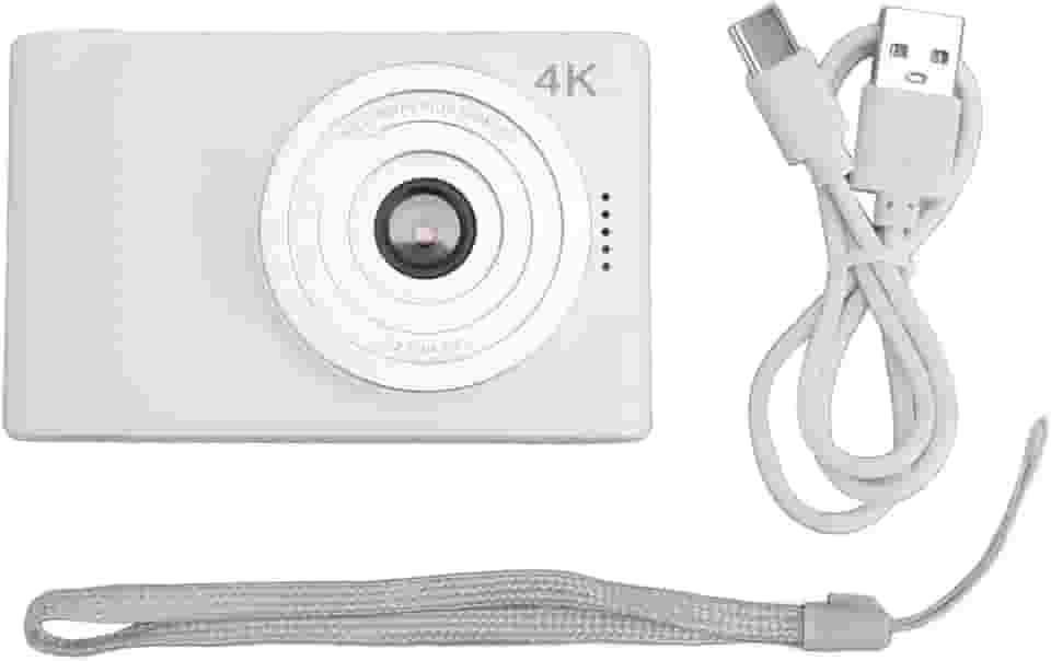 Câmera digital 4K, câmera de vlogging com foco automático, câmera de zoom digital de 48MP 16X para fotografia de viagens e ferramenta de vlogging de vídeo (-2214240064211)