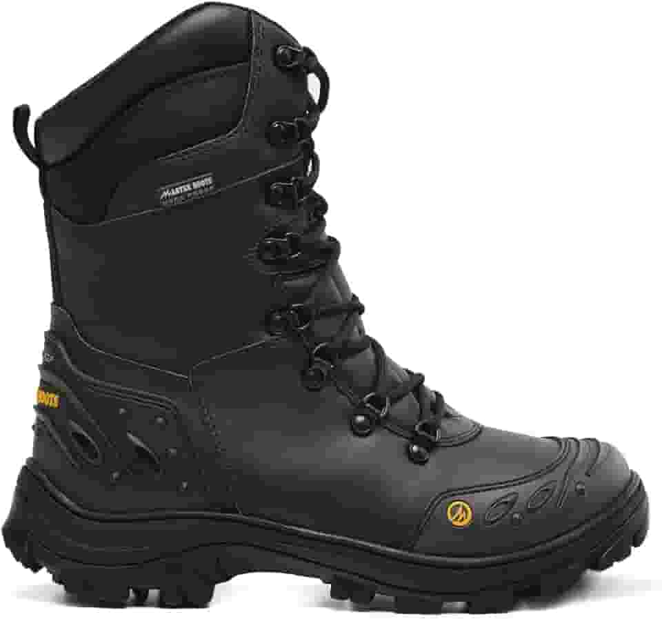 Bota Masculina Motociclista Coturno Cano alto Couro Legitimo Conforto