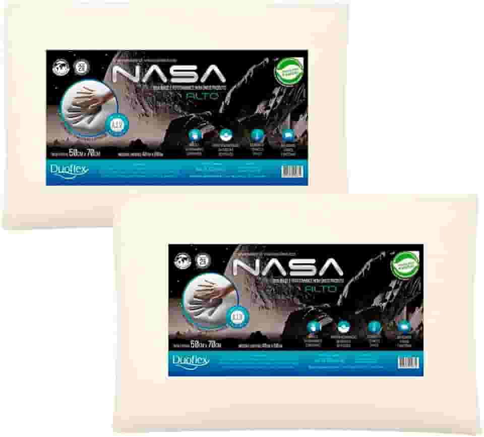 Kit 2 Travesseiros Nasa-X Duoflex