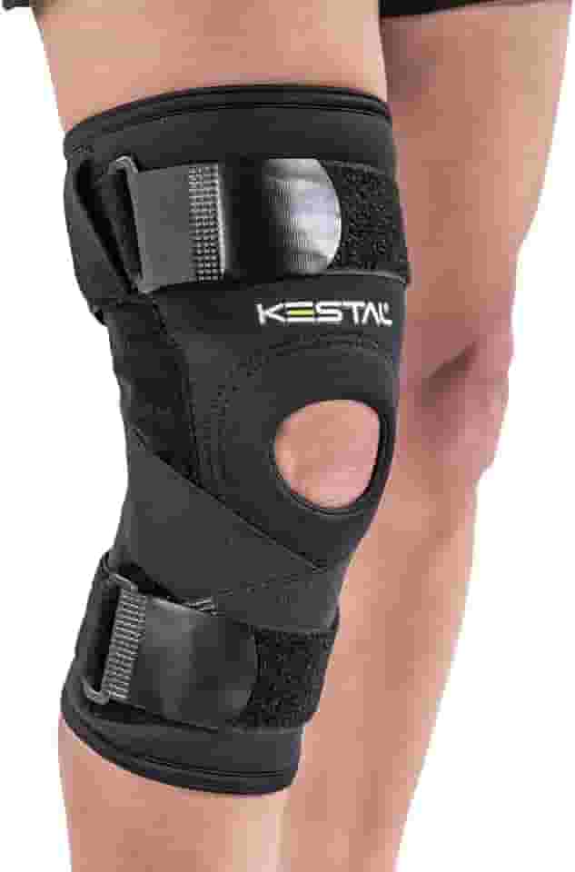 Joelheira Articulada Com Cintas Cruzadas Ortopédica Kestal Ksn038 (M)