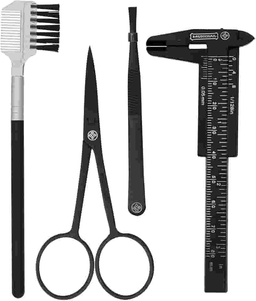 Kit Design Sobrancelha, Mundial S/A, Preto