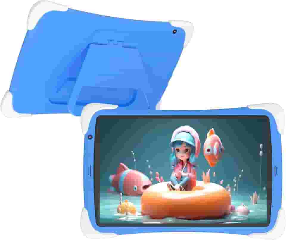 Tablet infantil infantil de 10 polegadas Android 12 para crianças, tablet de 32 GB para meninos e meninas, 2 GB de RAM, WiFi, câmera dupla, tela de proteção ocular IPS de 10,1 polegadas, aplicativo de