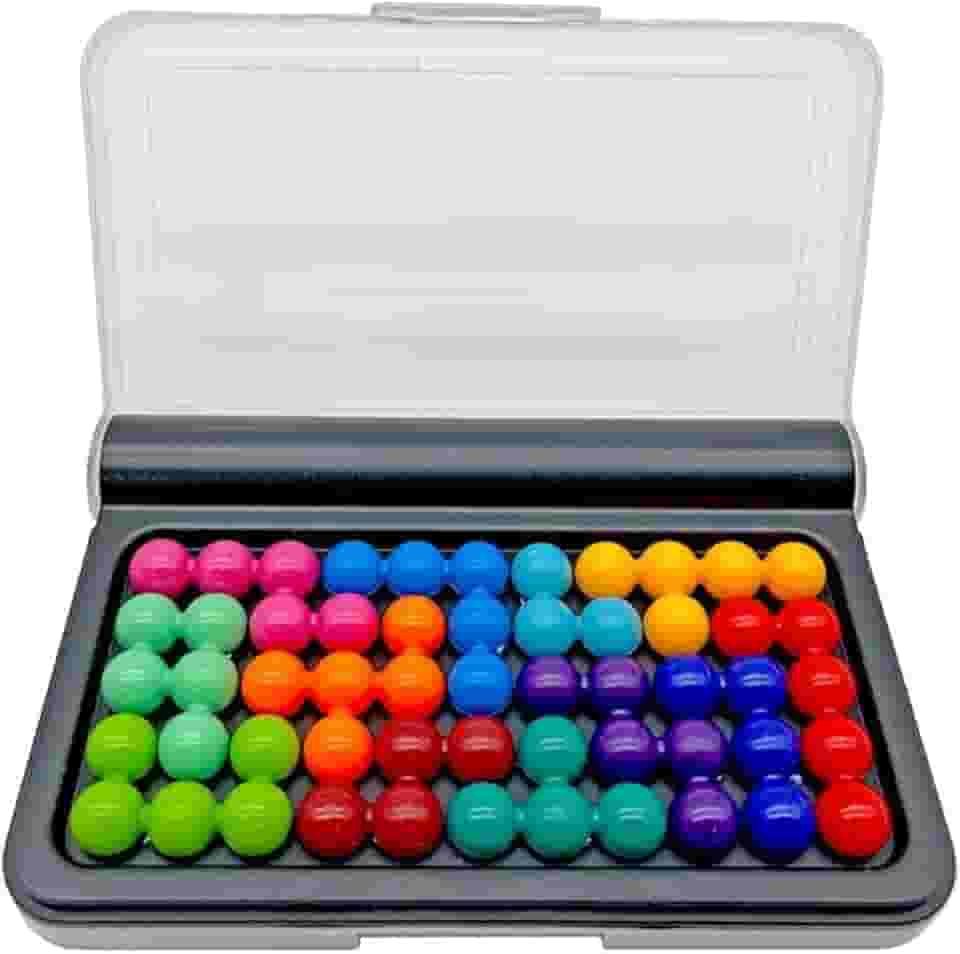 Quebra-Cabeça 3D Infantil 120 Desafios – Jogo Educativo de Lógica e Raciocínio Cores Sortidas Portátil Para Crianças 3 formas de jogar