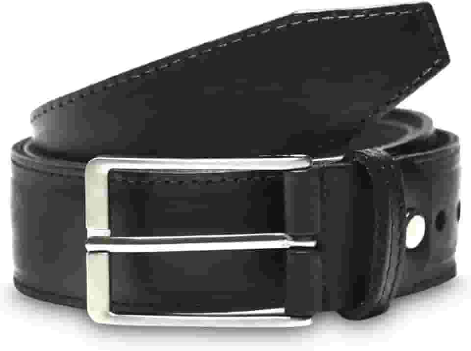 Cinto Masculino Couro Legítimo Social Extra Macio Premium Largo Ajustável