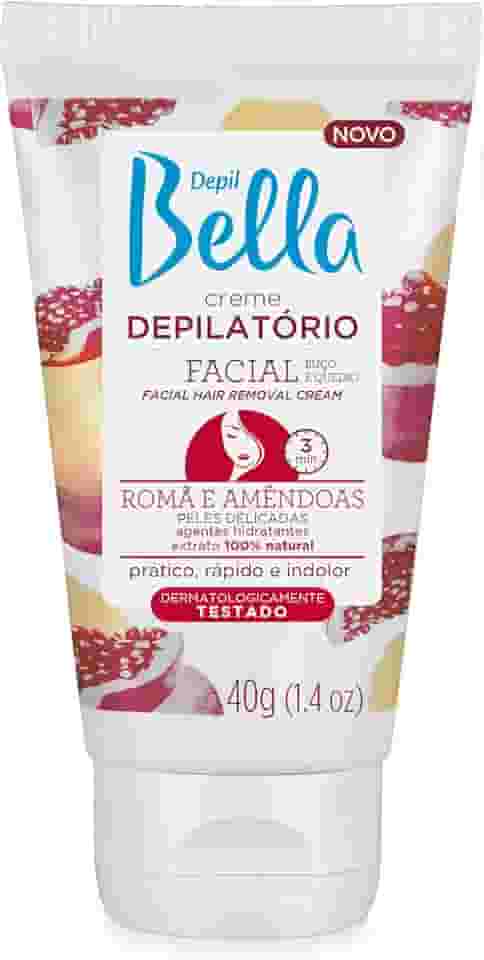 Creme Depilatório Facial - Romã e Amendoas, Depil Bella, Pequeno