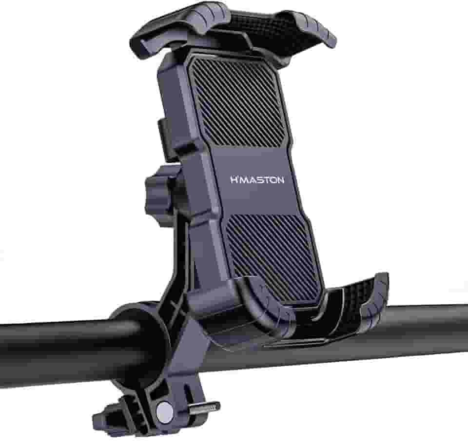 Suporte Universal para Celular Moto em Espelho Retrovisor de Motocicleta Rotação 360 Graus Design Antiderrapante Bloqueio com Uma Tecla