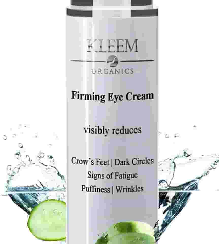 Creme antirrugas para os olhos para olheiras e inchaço com peptídeos e niacinamida que reduz bolsas oculares, pés de galinha, linhas finas e flacidez - Creme natural para rugas - Soro para os olhos 15