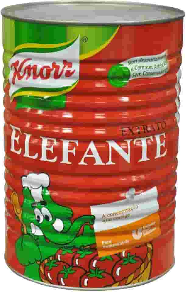 Molho Extrato De Tomate Elefante 4,08kg