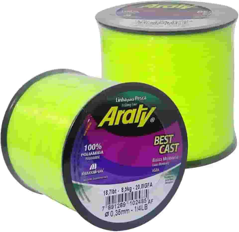Linha de Monofilamento Araty Best Cast - Vários Tamanhos e Espessuras