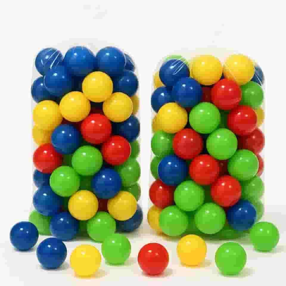 beplace kids - Kit 200 Bolinhas Coloridas para Piscina Infantil - Não Amassa | BPA Free