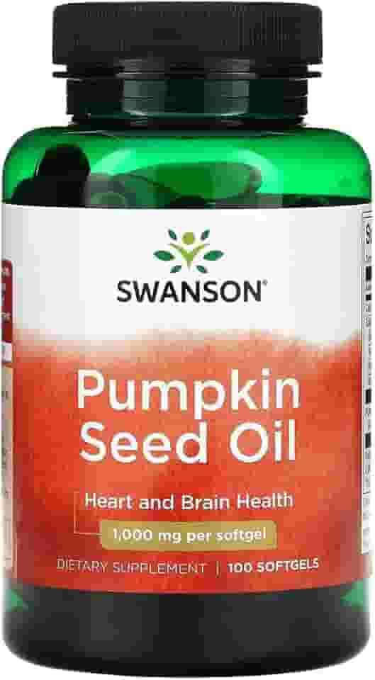 MPOWER Óleo de Semente de Abóbora 1000mg Pumpkin Seed Oil 100 Softgels Importado