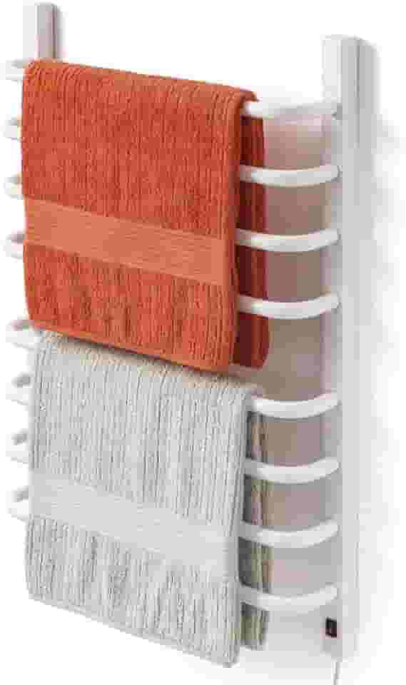 Toalheiro Térmico 220v para 2 Toalhas Fio Lado Direito Branco