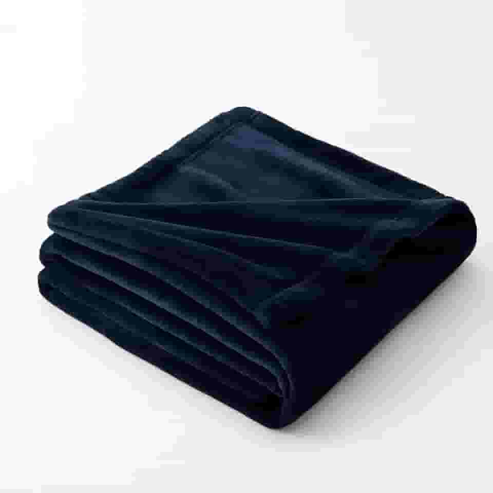 Cobertor Manta Celta Casal Decorativa 2,00x1,80 (Azul Marinho)