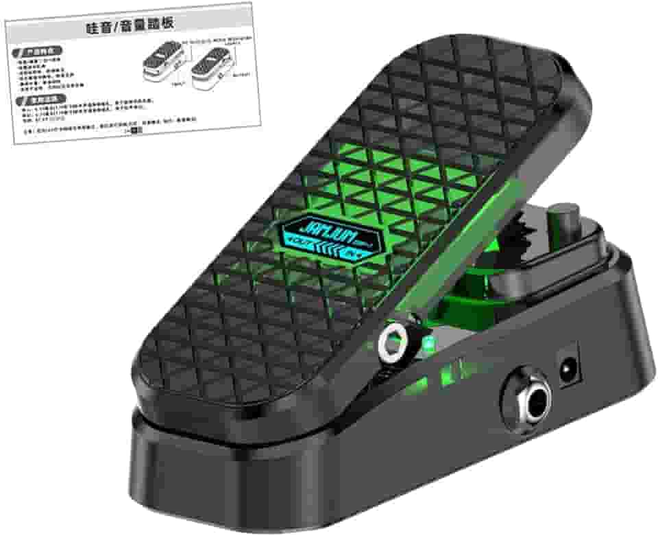 Pedal Wah e Volume, Pedais de Controle, Silencioso, 2 em 1 Antiderrapante Pedal de Efeitos de Guitarra Profissional para Performance Musical Baixo