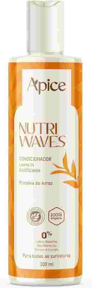 Ápice Condicionador Acidificante e Leave-In Nutri Waves | 2 em 1: Tratamento Profundo e Finalização Impecável | 300ml