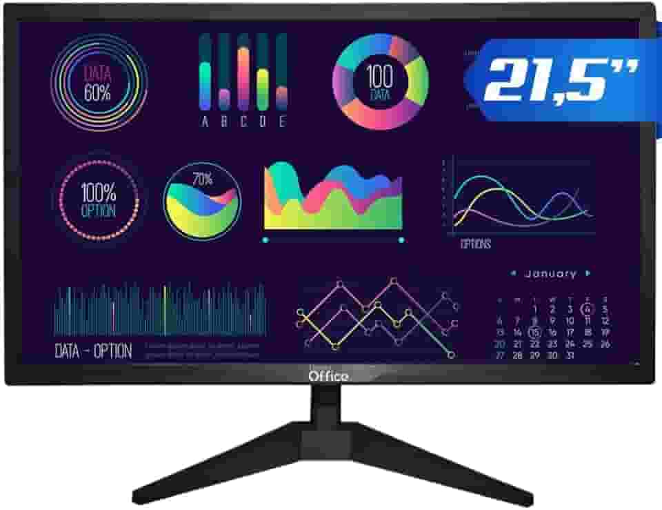 Monitor Dr. Office, 21.5 Pol, Full HD, 75Hz, HDMI/VGA, MDR-0505-21