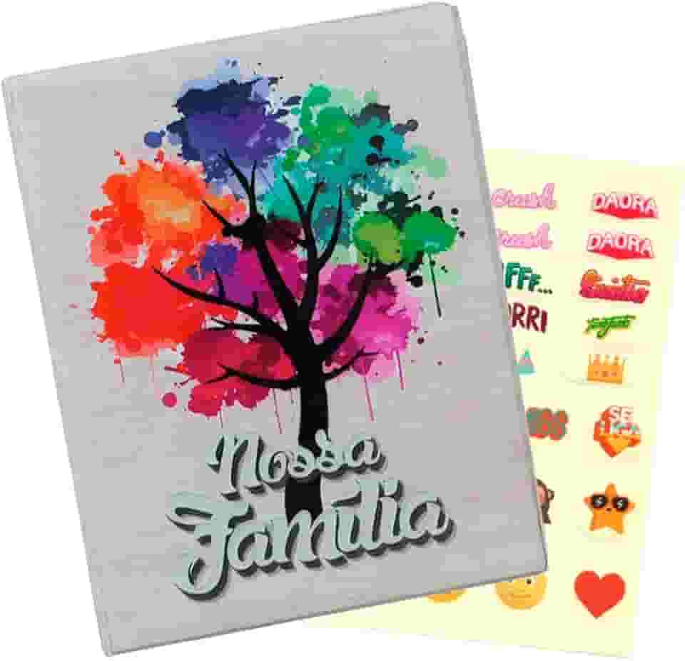 Álbum de Fotos 10x15 Nossa Grande Família 500 Fotografias + ADESIVO