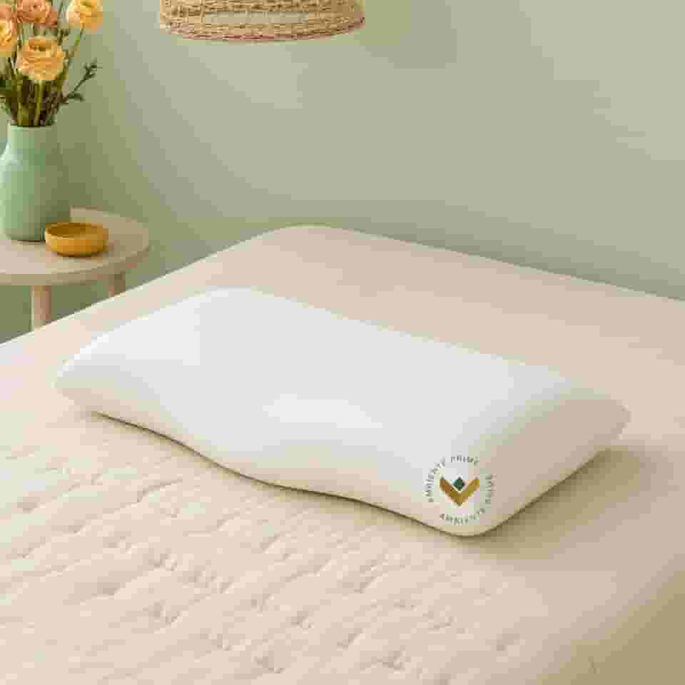 Travesseiro Nasa Cervical Suporte Ideal Alinhamento De Pescoço Coluna Alívio De Dores Combate Insônia