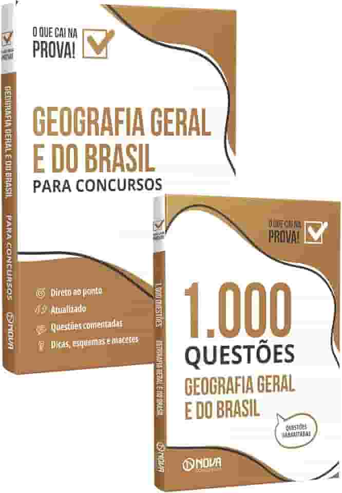 Combo Geografia Geral e do Brasil