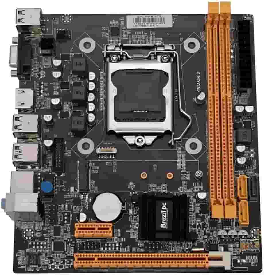 Placa Mãe 1150 DDR3 M.2 Nvme VGA/HDMI Rede Gigabit 4ª Ger BPC-H81-ITX-M.2-TG Brazil PC