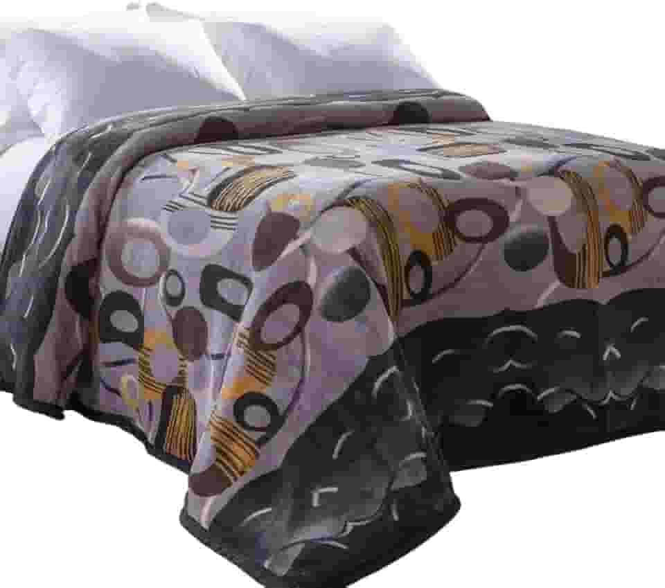 Cobertor Casal Pelo Alto Trasimeno Cinza Com Debrum Jolitex