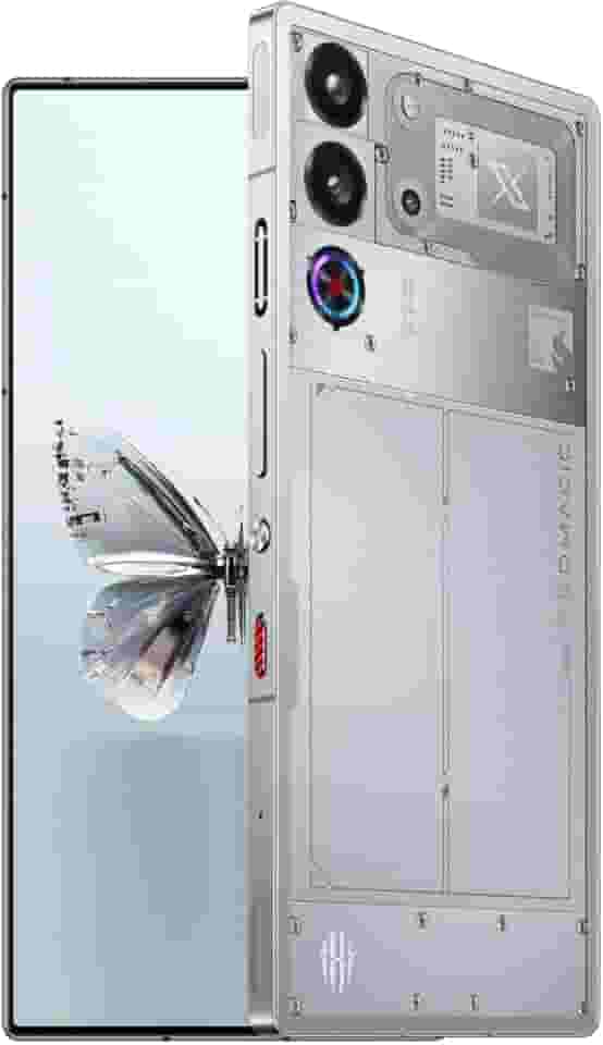 REDMAGIC 10 Pro 144Hz Gaming Phone, Smartphone Android 5G, 16GB RAM+512GB ROM, Snapdragon 8 Elite, 6.85" 1.5K AMOLED Tela Cheia, FHD+, Câmera 50MP, Dual-Sim, Snowfall