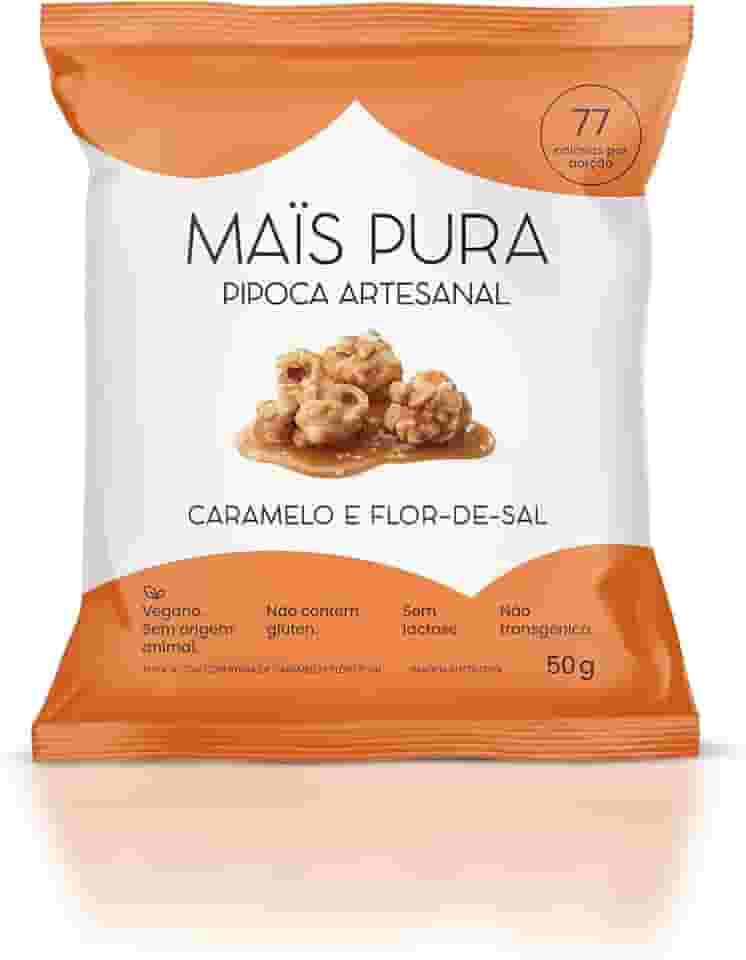 Mais Pura Pipoca Sabor Caramelo E Flor De Sal 50G