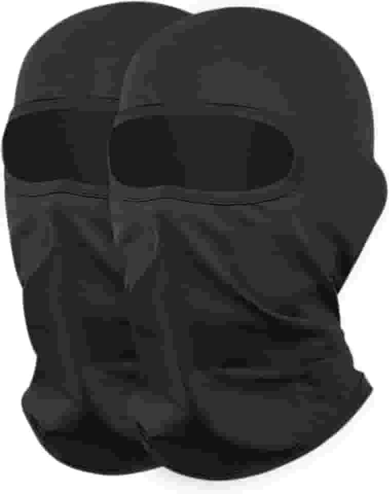 2 peças de máscara de esqui balaclavas FPS 50+ para homens e mulheres, capacete protetor UV, adequado para esportes ao ar livre