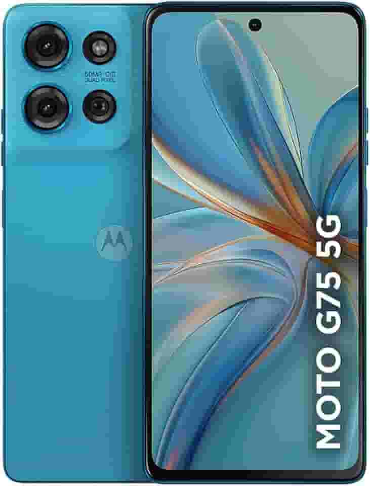 Smartphone Motorola Moto g75 5G, AZUL - 50MP - Sony - LYTIA 600, Camera com IOS