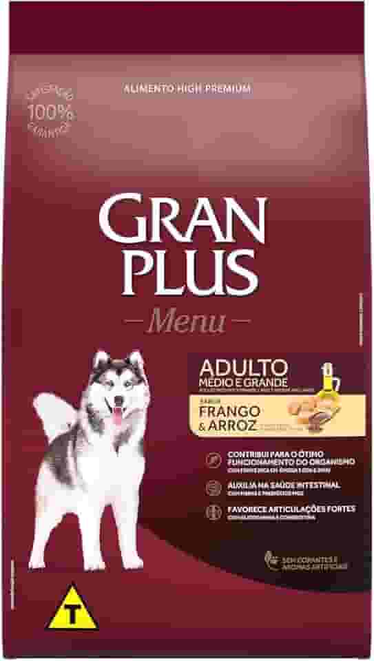 Granplus Ração Granplus Menu Cães Adultos Frango E Arroz 15Kg