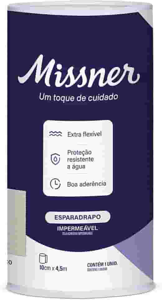 Missner Esparadrapo Impermeável Branco 10Cm X 4 5M