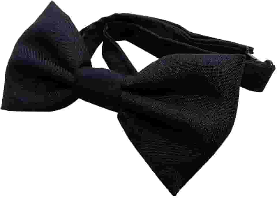 Gravata Borboleta Preto Fosco Adulto Juvenil Premium