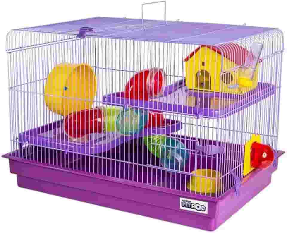 JEL PLAST GAIOLA PARA HAMSTER BIG SPACE 2 ANDARES - LILÁS, GRANDE