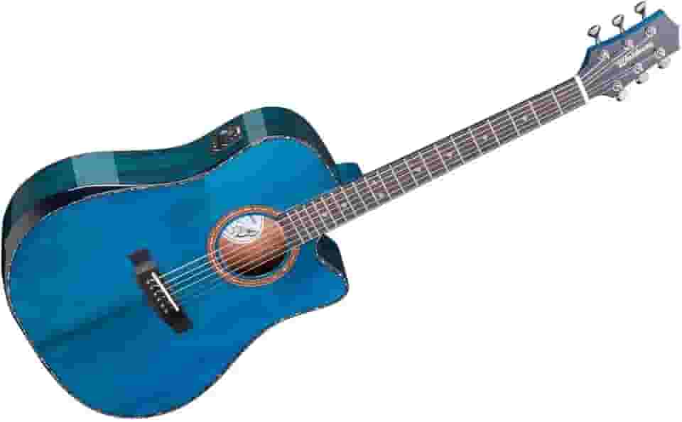 Violão Waldman Abadia DCEX-1841-BL/B Tampo Sólido (Com Capa) - Azul