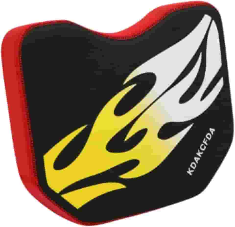 Deevoka Assento de caiaque com almofada, cadeira de pesca, cadeira confortável e respirável, assento de caiaque para pesca ao ar livre, caixa de remo, Fogo