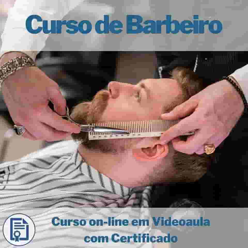 Curso on-line em videoaula de Barbeiro com Certificado