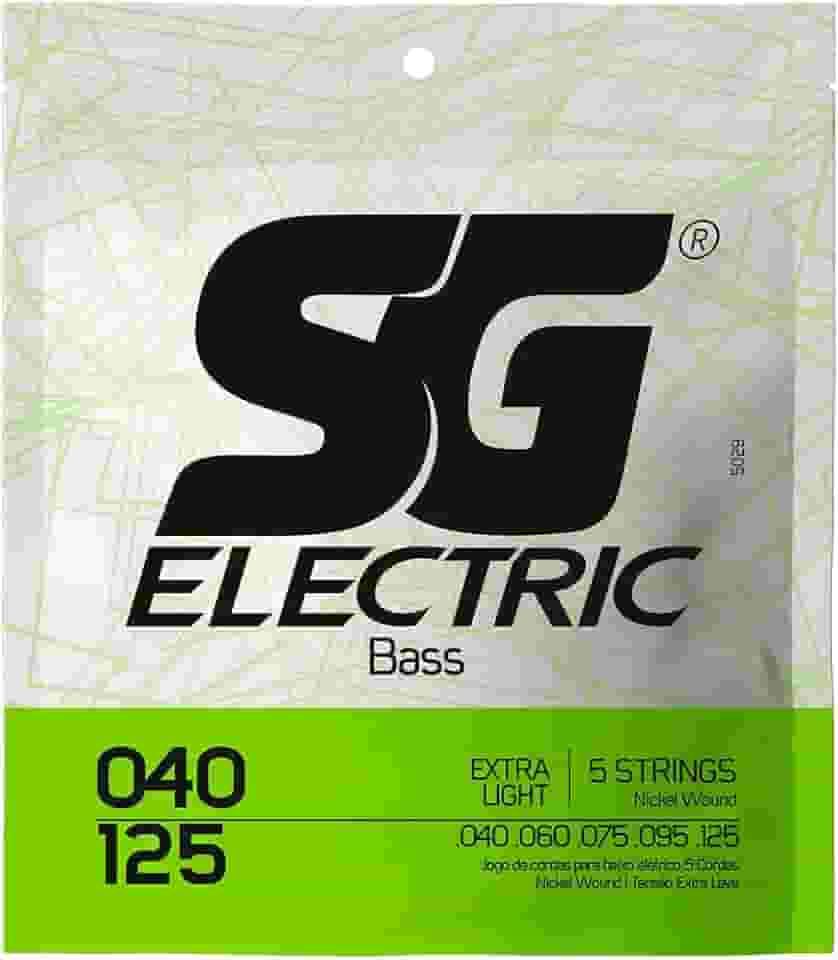Encordoamento 040 SG, Níquel, para Baixo 5 Cordas
