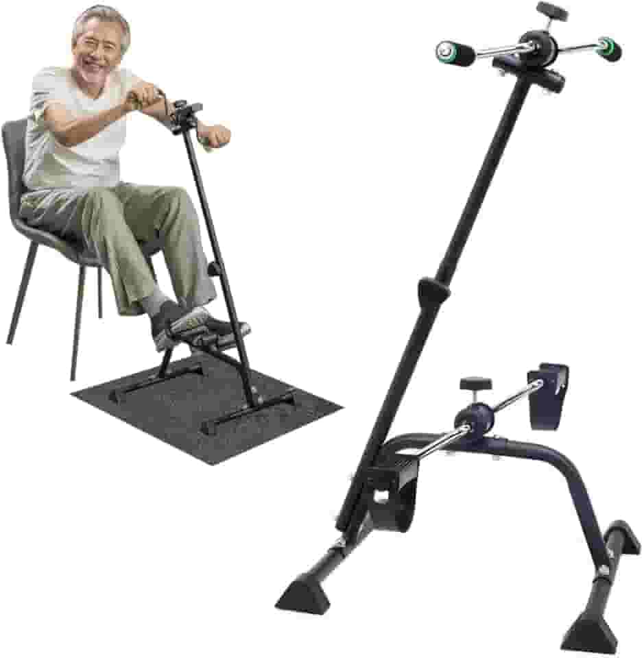 Mini Bike Fisioterapia Portátil Bicicleta Com Apoio De Mãos, Fisioterapia Idosos para Braços Pernas, mini bicicleta ergometrica, bike ergometrica