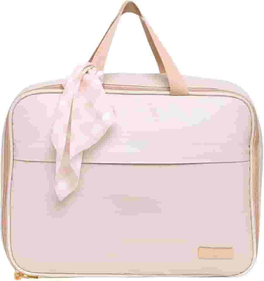 Bolsa Mala Maternidade Pirulitando Encanto Marfim