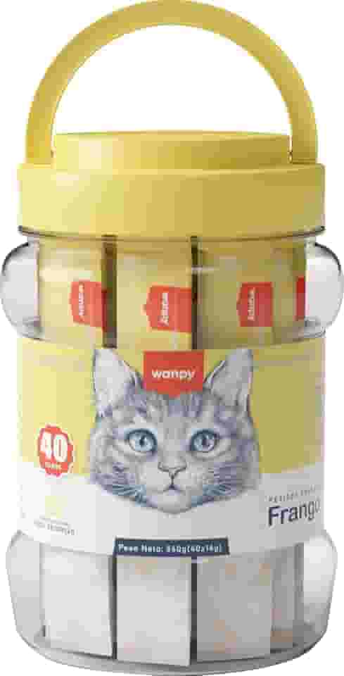 Wanpy/Truly Creamy Petisco Cremoso para Gatos, 40 Sachês, 560g, Frango