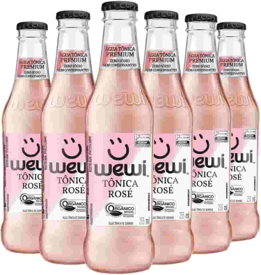 Água Tônica Rosé 255ml pacote com 6 unidades
