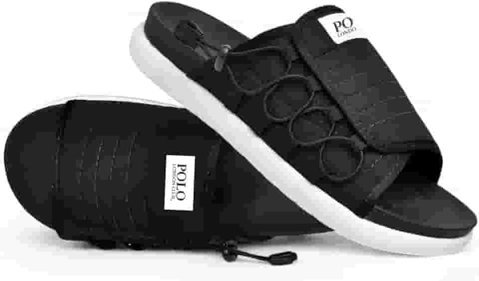 Chinelo PLC 2.0 Masculino Polo London Club, Slide Nuvem Anatômico Confortável Leve Macio Moderno Original