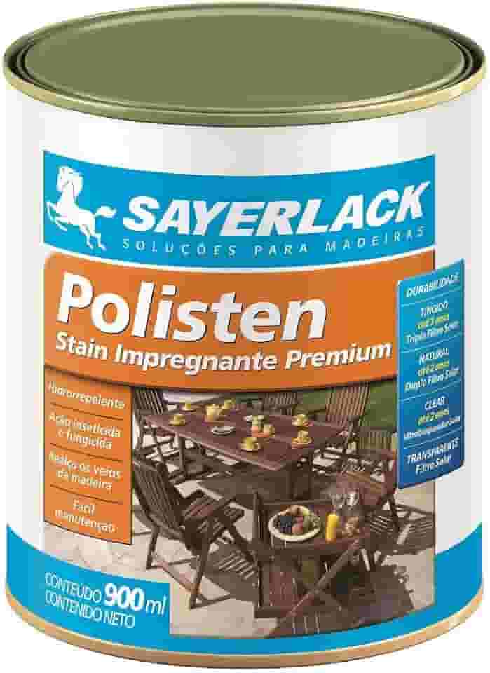 Verniz Stain Polisten Clear 0,9l Transparente Sayerlack