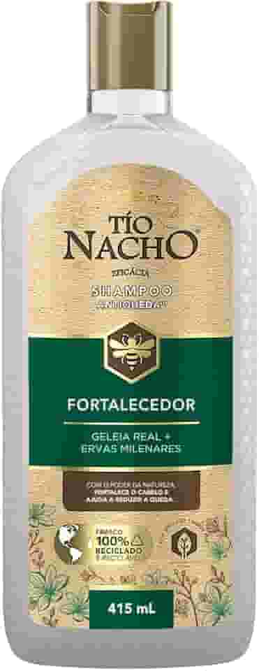 Tio Nacho - Shampoo Fortalecedor Ervas Milenares, 415ml, cabelos fortes e brilhantes