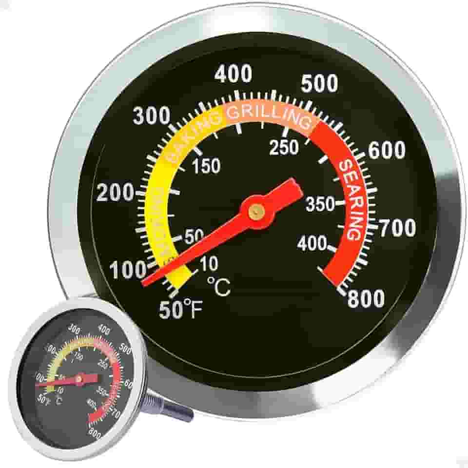 Termômetro Para Forno A Lenha, Estufa, Smoker, Churrasqueira - Aço Inoxidável, Até 400°C