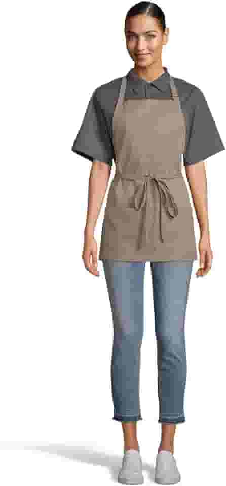 Avental unissex ajustável com 3 bolsos para restaurante UnCommon Threads