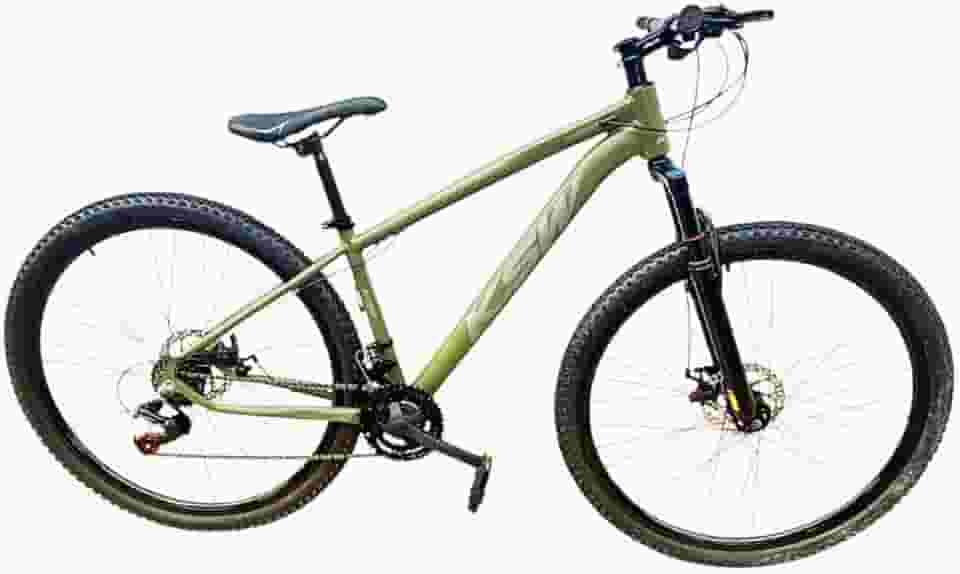 Bicicleta Aro 29 KSW XLT 21 Velocidades MTB Index Disco Mecânico Suspensão 80mm Unissex