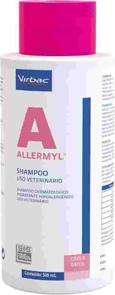Virbac Allermyl Shampoo Limpeza Regular em Cães Alérgicos para Cães 500 mL