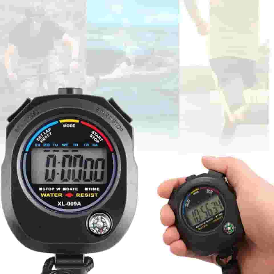 Cronômetro De Mão Digital Profissional Relógio Progressivo